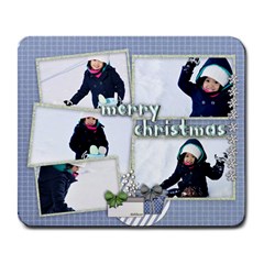 merry christmas 2 - large mousepaad - Large Mousepad