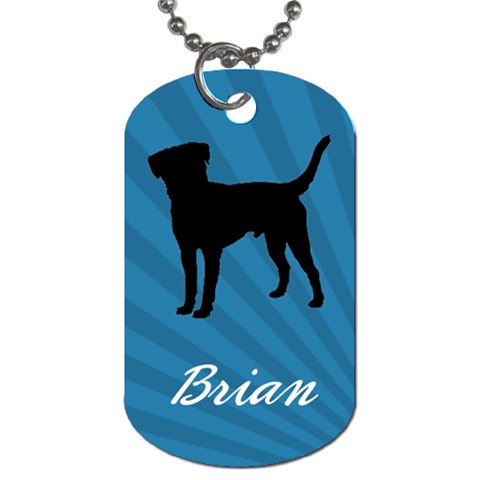 Name Dog Tag 8 By Martha Meier Front