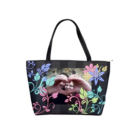 Colorful Flower Shoulder Bag By Digitalkeepsakes Front