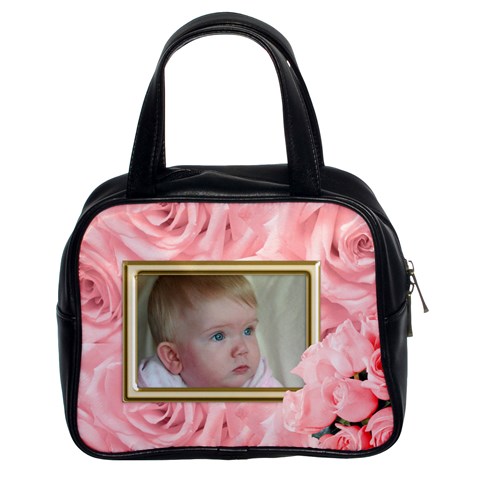 My Little Rose Classic Handbag (2 Sided) By Deborah Front
