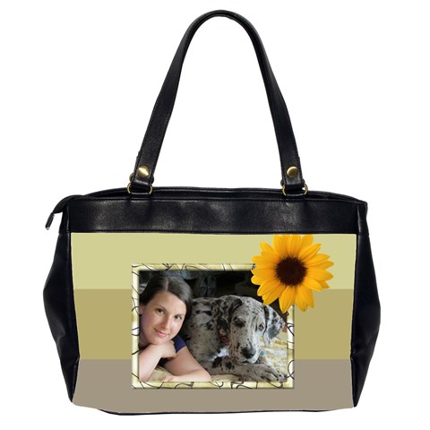 Sunflower Delight(2 Sided) Oversized Bag By Deborah Back