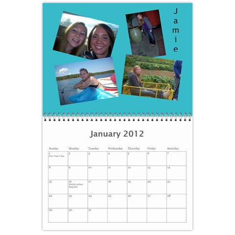 Calendar 2011 By Bekah Donohue Jan 2012