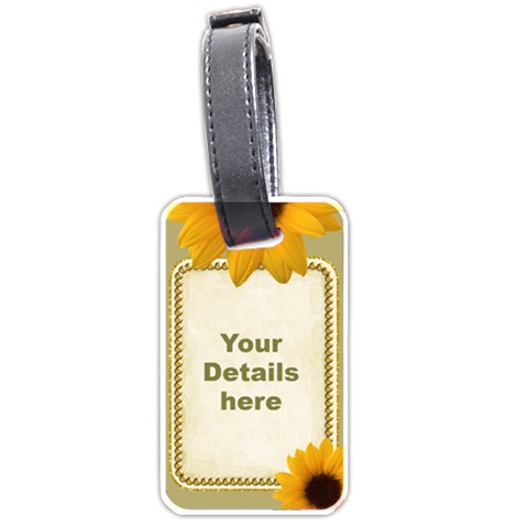 Sunflower Luggage Tag (2 Sided) By Deborah Back