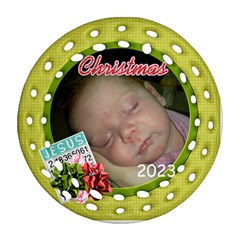 Ornament 2023 Christmas - Ornament (Round Filigree)