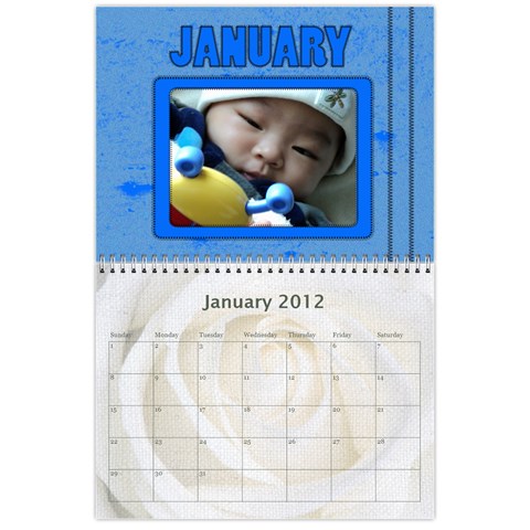 2012 Calendar By Erica Jan 2012