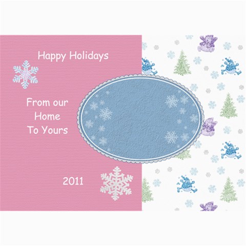 Let It Snow Photo Cards By Bitsoscrap 7 x5  Photo Card - 1