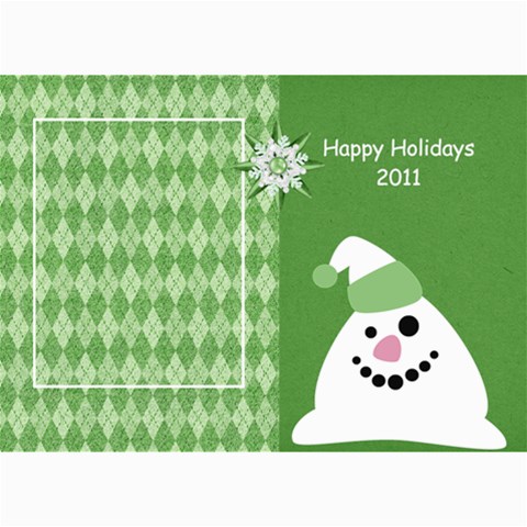 Let It Snow Photo Cards By Bitsoscrap 7 x5  Photo Card - 2