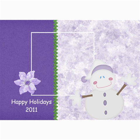 Let It Snow Photo Cards By Bitsoscrap 7 x5  Photo Card - 8