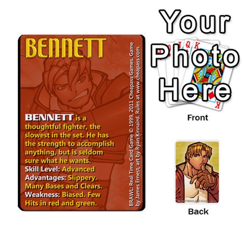 Bennett Deck By James Ernest Front - Spade2