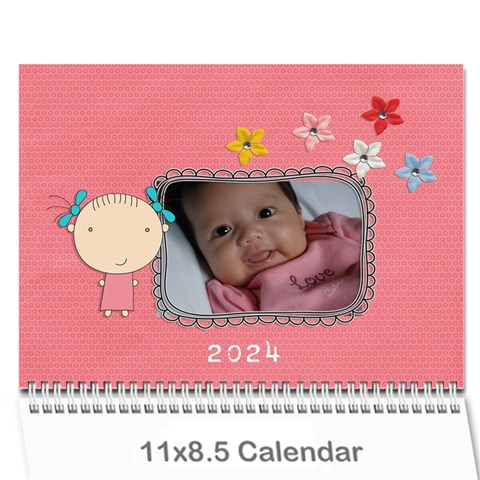 Wall Calendar 11 X 8 5 : Sweet Girl By Jennyl Cover