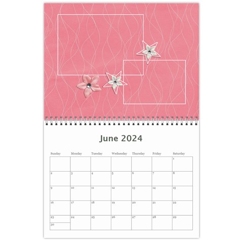 Wall Calendar 11 X 8 5 : Sweet Girl By Jennyl Jun 2024