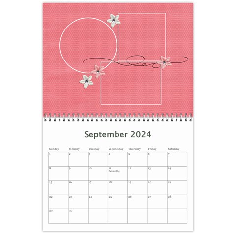 Wall Calendar 11 X 8 5 : Sweet Girl By Jennyl Sep 2024
