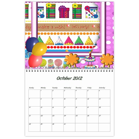 Rayhons Calendar 2011 By Alecia Oct 2012