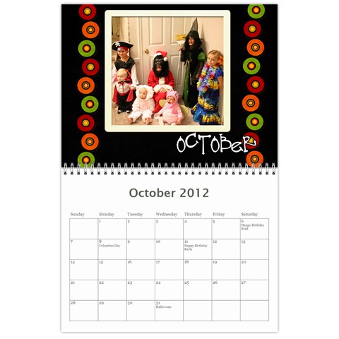 Nan Calendar 4 By Connie Goates Oct 2012