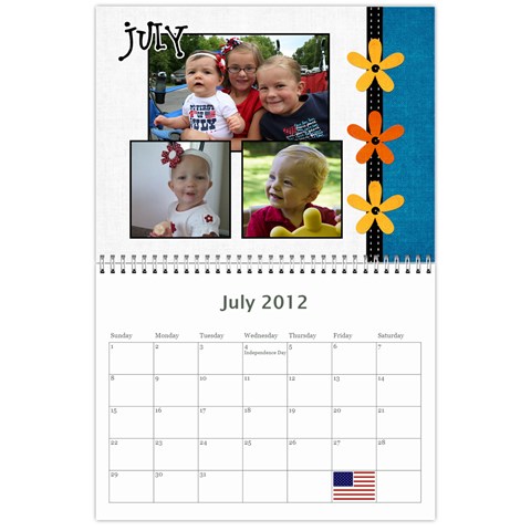 Nan Calendar 4 By Connie Goates Jul 2012