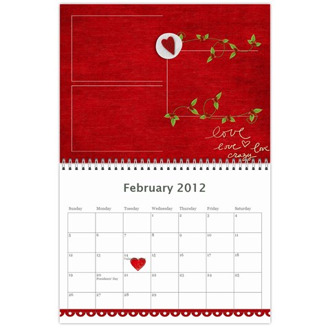 Wendy s 2012 Calendar By Wendy Feb 2012