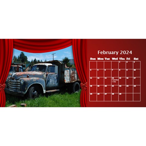 Our Production Desktop 2024 11 Inch Calendar By Deborah Feb 2024