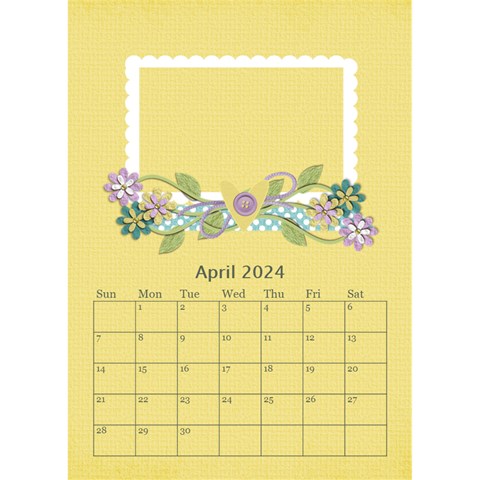 Desktop Calendar 6  X 8 5 : Cherished Memories By Jennyl Apr 2024