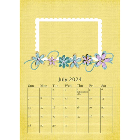 Desktop Calendar 6  X 8 5 : Cherished Memories By Jennyl Jul 2024