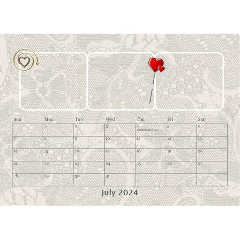 Love Desktop Calendar 8 5x6 By Lil Jul 2024