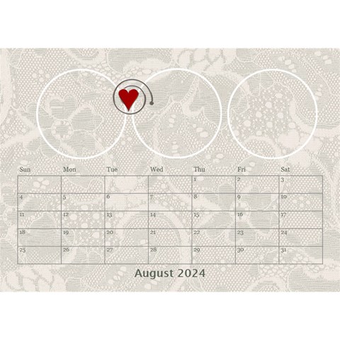 Love Desktop Calendar 8 5x6 By Lil Aug 2024