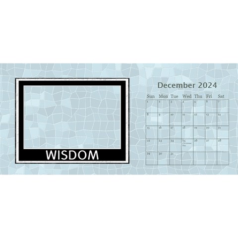 Inspirational Desktop Calendar 11 x5  By Lil Dec 2024