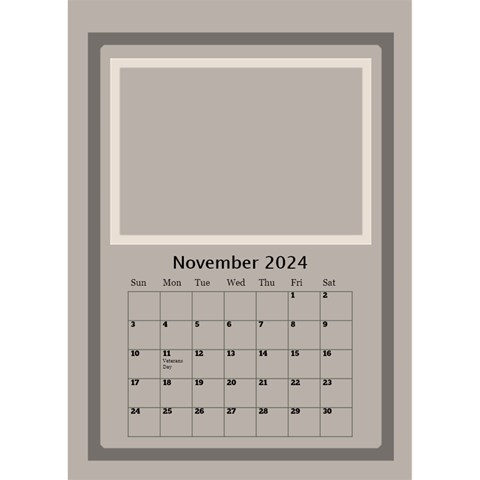 Coffee And Cream 2024 Desktop Calendar (6x8 5) By Deborah Nov 2024
