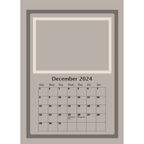 Coffee And Cream 2024 Desktop Calendar (6x8 5) By Deborah Dec 2024