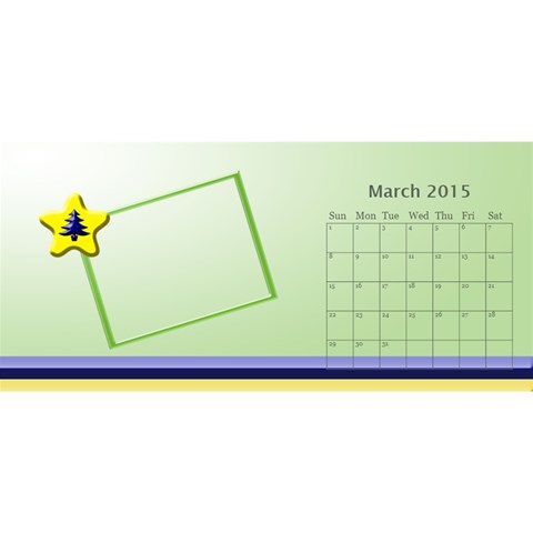 Family Desktop Calendar 11x5 By Daniela Mar 2015