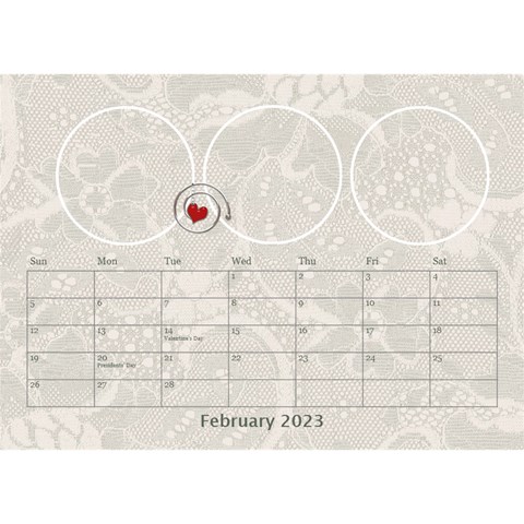 I Love My Family Desktop Calendar 8 5x6 By Lil Feb 2023