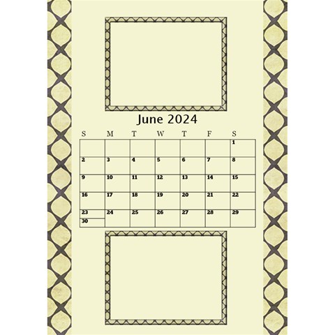 Tones Of Gold Desktop Calendar By Deborah Jun 2024