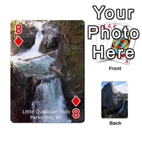 Waterfall Playing Cards By Sjinks Gmail Com Front - Diamond8