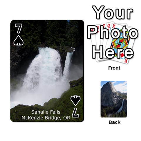 Waterfall Playing Cards By Sjinks Gmail Com Front - Spade7