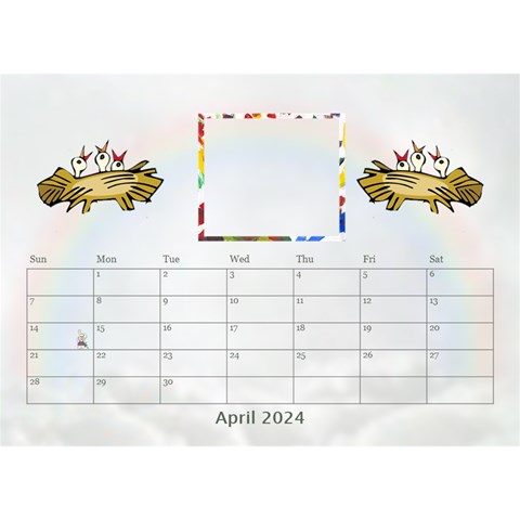 2024 Desktop Calendar 1 By Kim Blair Apr 2024