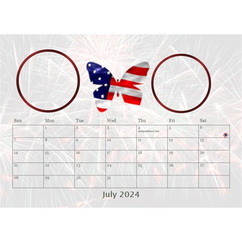 2024 Desktop Calendar 1 By Kim Blair Jul 2024