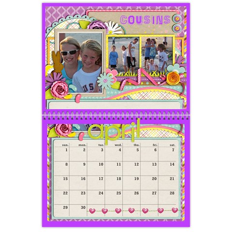 Marli s Calender 2 By Linda Ward Apr 2012