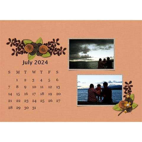 Desktop Calendar 8 5  X 6 : Love Of Family By Jennyl Jul 2024