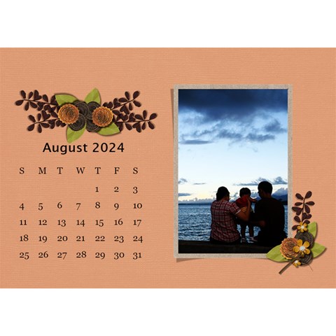 Desktop Calendar 8 5  X 6 : Love Of Family By Jennyl Aug 2024