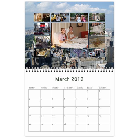  summer Of 2011 calendar By Laurel Mar 2012