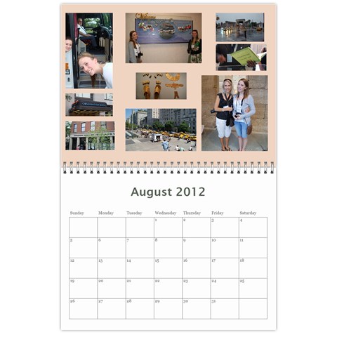  summer Of 2011 calendar By Laurel Aug 2012