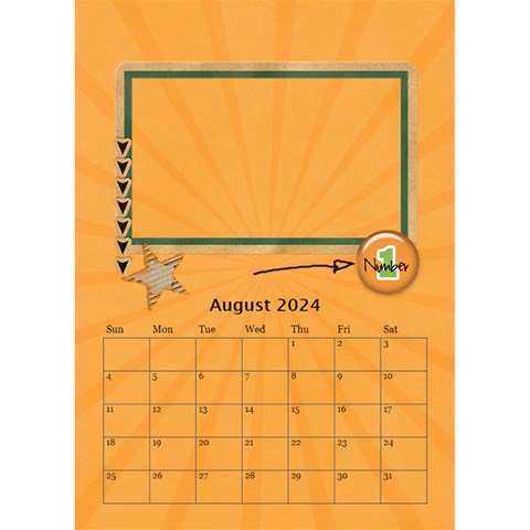 Desktop Calendar 6  X 8 5 : Cool Dude By Jennyl Aug 2024