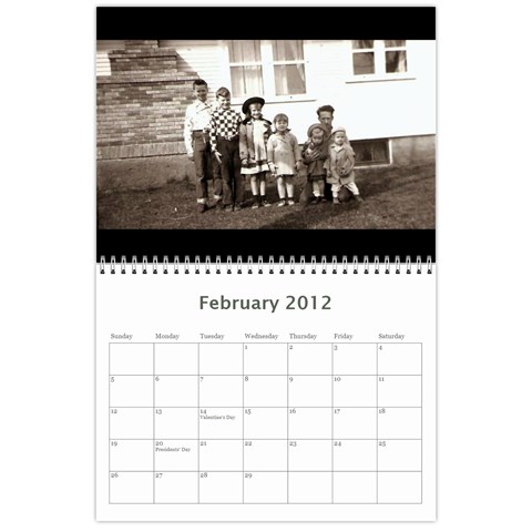 All Dates Calendar By Necia Feb 2012