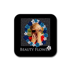 flower girls - Rubber Coaster (Square)