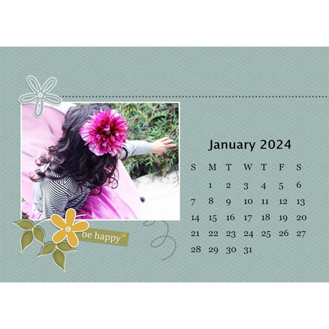 Desktop Calendar 8 5  X 6 : Simple Joys By Jennyl Jan 2024