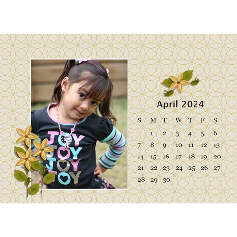 Desktop Calendar 8 5  X 6 : Simple Joys By Jennyl Apr 2024