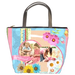 flower kids - Bucket Bag