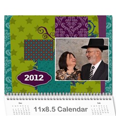 calendar 2012 - Wall Calendar 11  x 8.5  (12-Months)