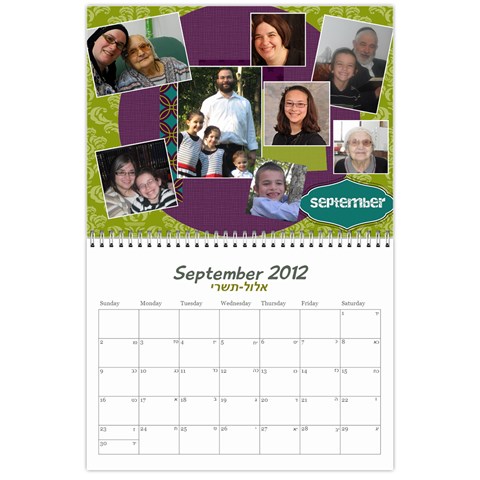 Calendar 2012 By Bryna Sep 2012