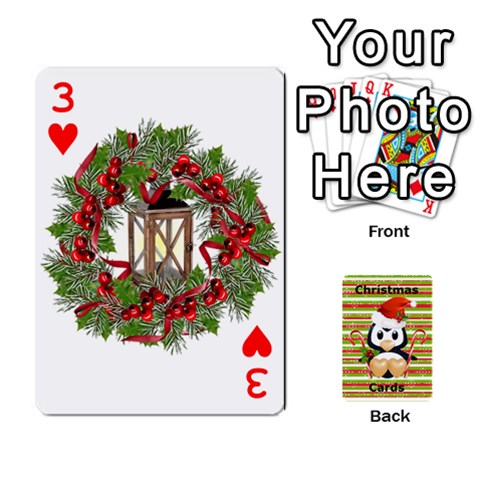 Christmas Cards Stocking Stuffer By Laurrie Front - Heart3