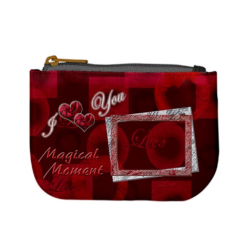 I Heart You Magical Moment Coin Purse By Ellan Front